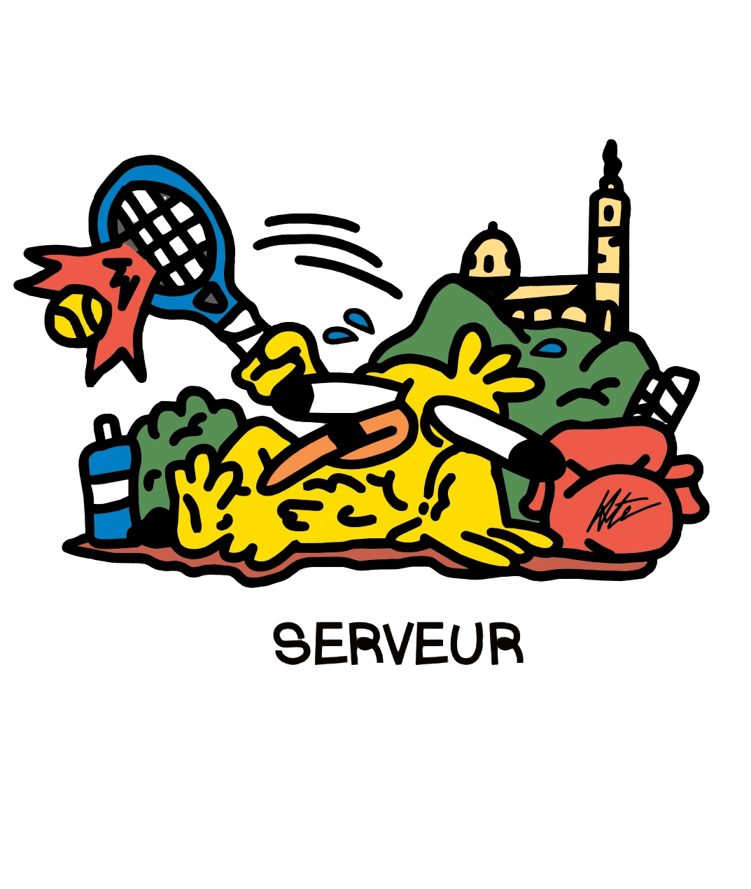 Marseille en jeu homme vue logo